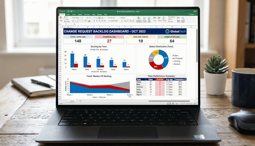excel dashboard illustration